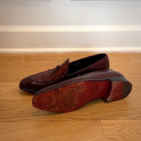 Paul Evans - The Van Damme Belgian Loafer - Oxblood Size 9 Like New